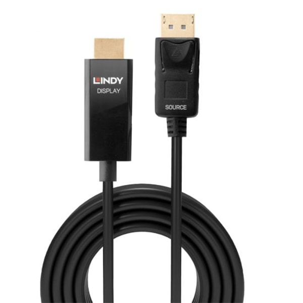 Lindy Active DisplayPort to HDMI Cable with HDR